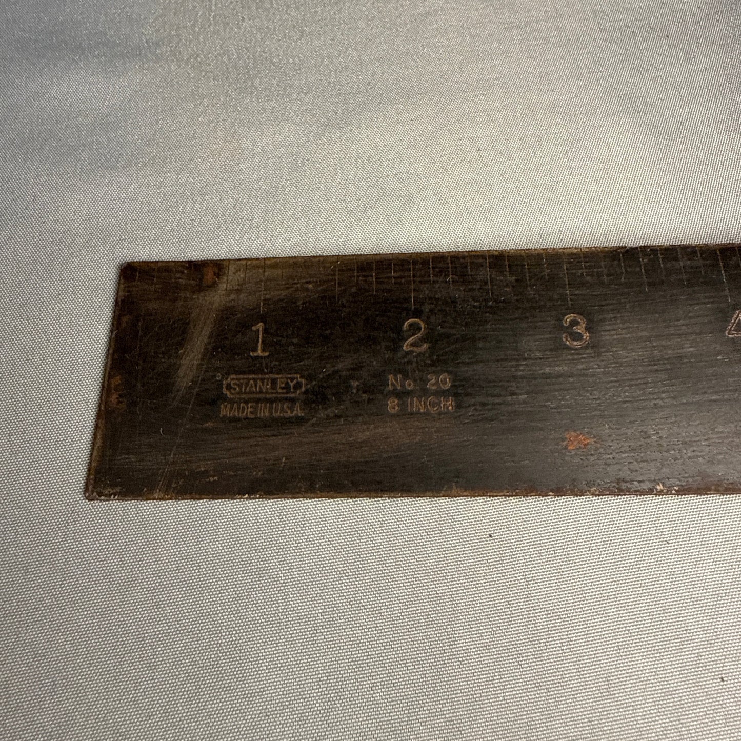 Vintage Stanley No 20 Sweetheart Try Square 8" Rosewood Brass Carpenter Tool