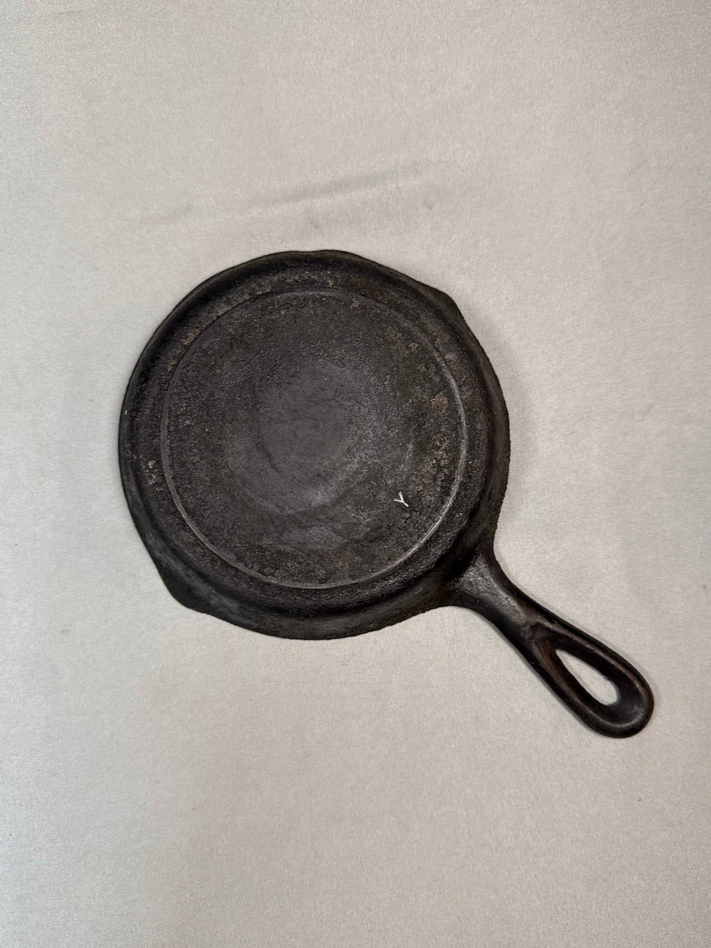 Vintage Vollrath No 3 Cast Iron Skillet Heat Ring 1930s Unmarked Fry Pan