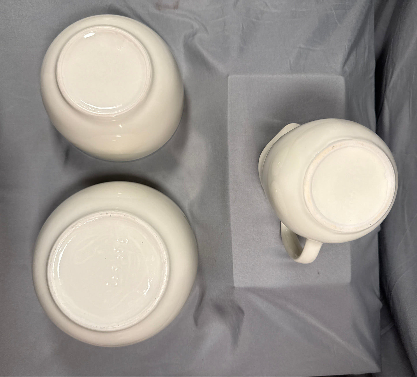 Vintage Yellow Daisy Sunflower Mixing Bowl Pitcher Set Mid Century Ceramic USA