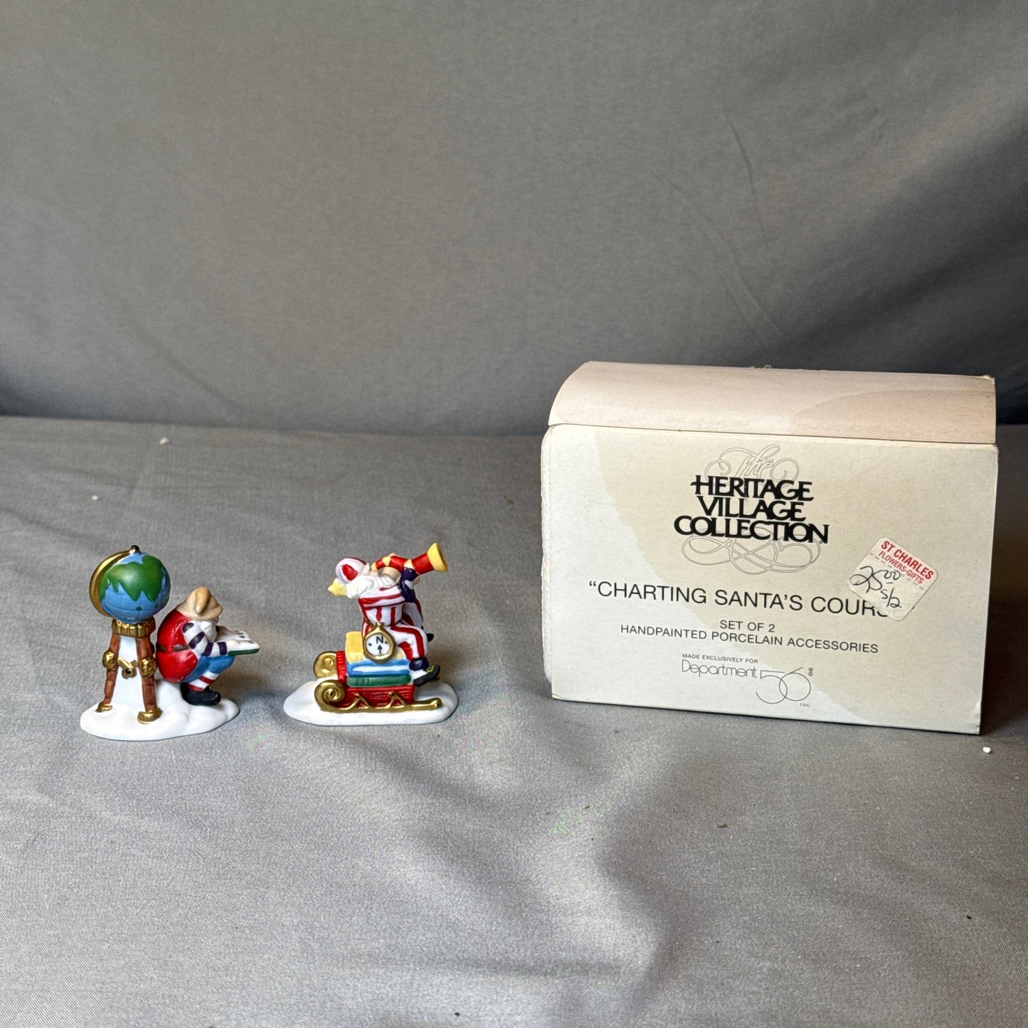 Dept 56 North Pole Series Village Lot 6 Buildings 2 Accessories w/ Boxes