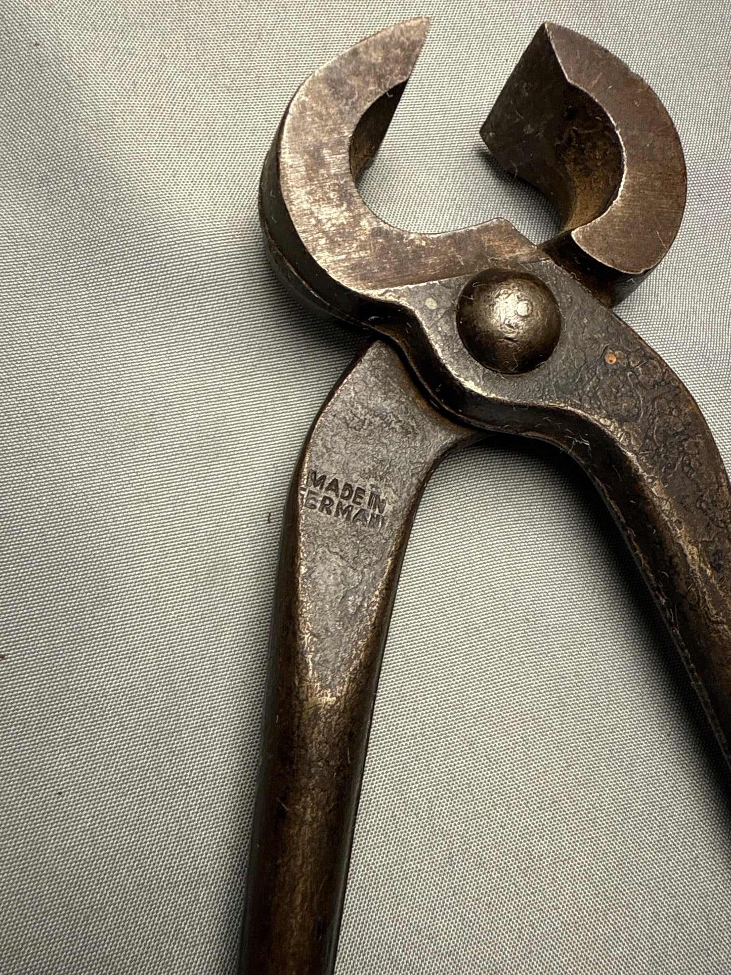 Antique German Sugar Nippers | Forged Steel Primitive Kitchen Tool