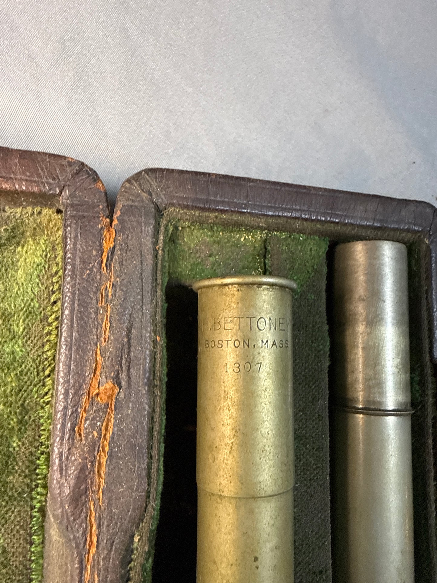 Antique Betton Boston Metal Flute with Original Case