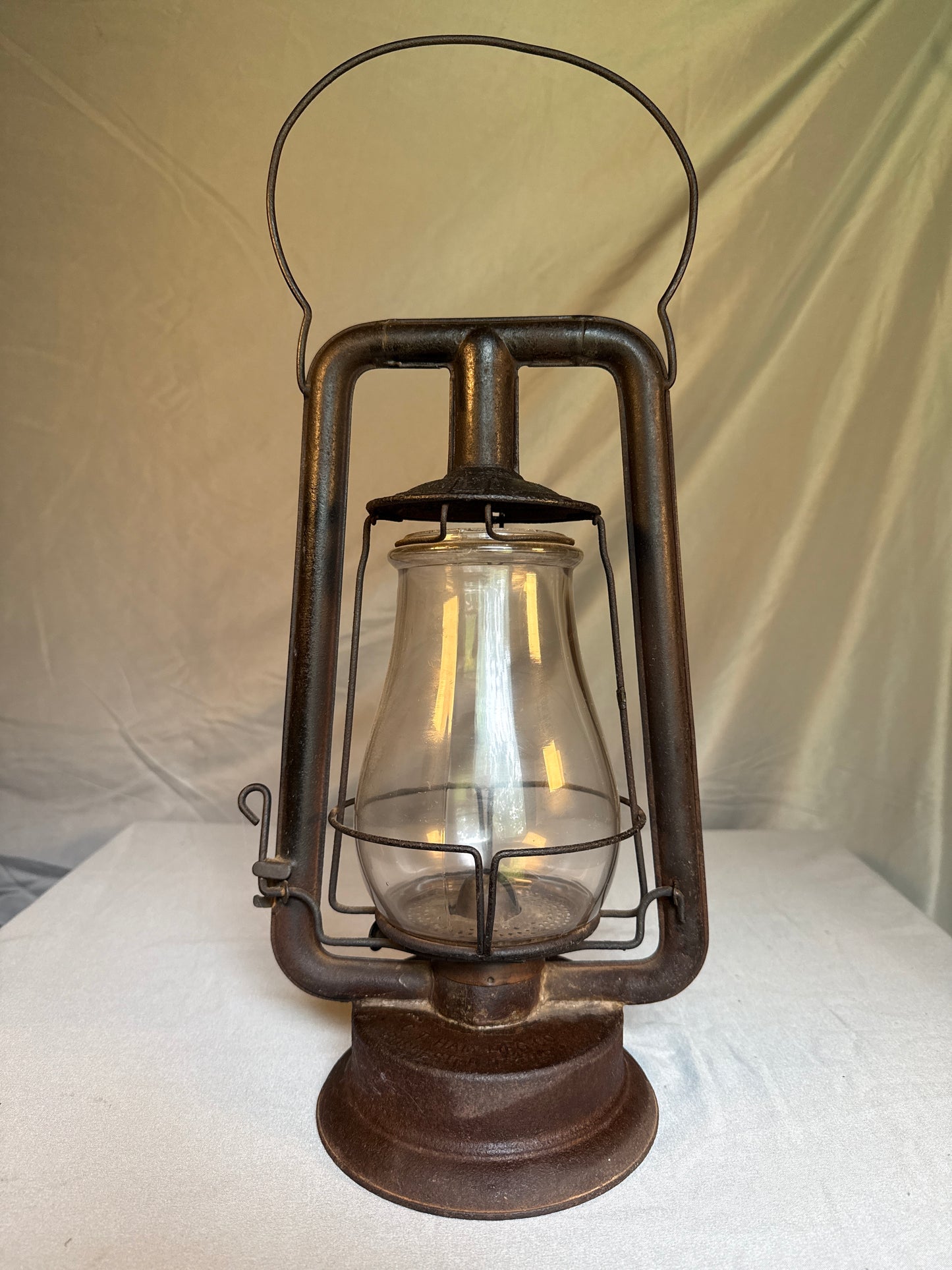 Vintage Metal Kerosene Lantern