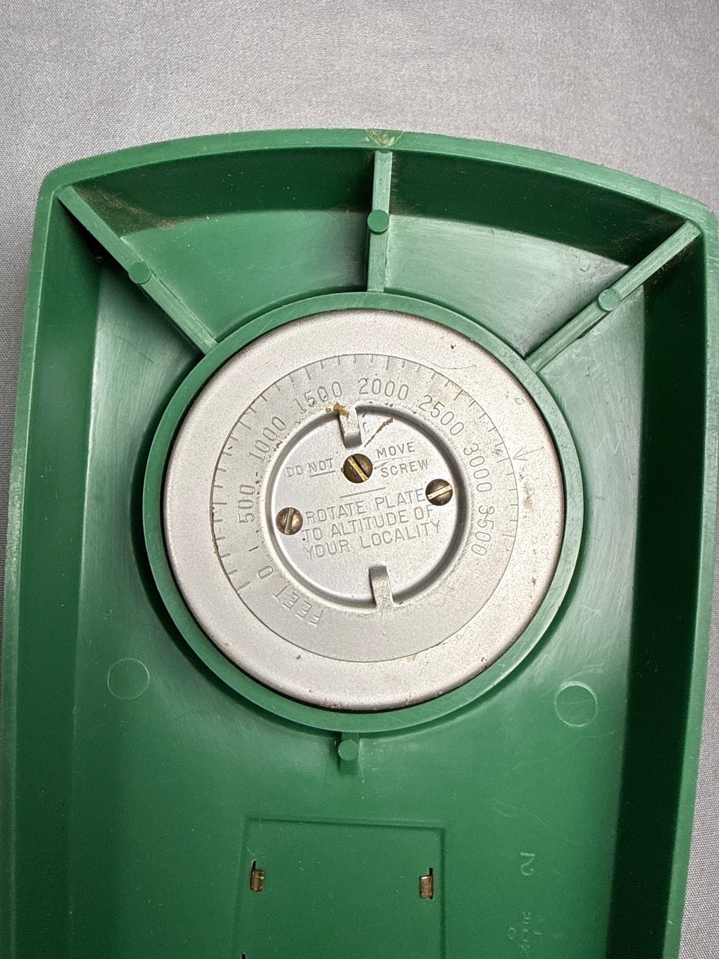 Vintage Taylor Green Mid-Century Modern Wall Barometer Thermometer Weather Station