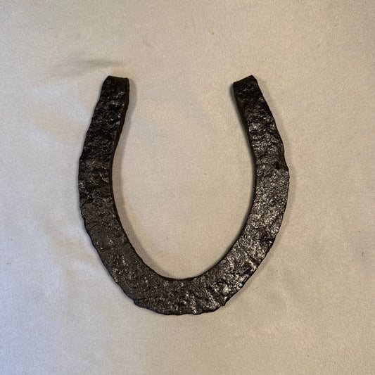 Antique Primitive Hand-Forged Iron Horseshoe Blacksmith Made