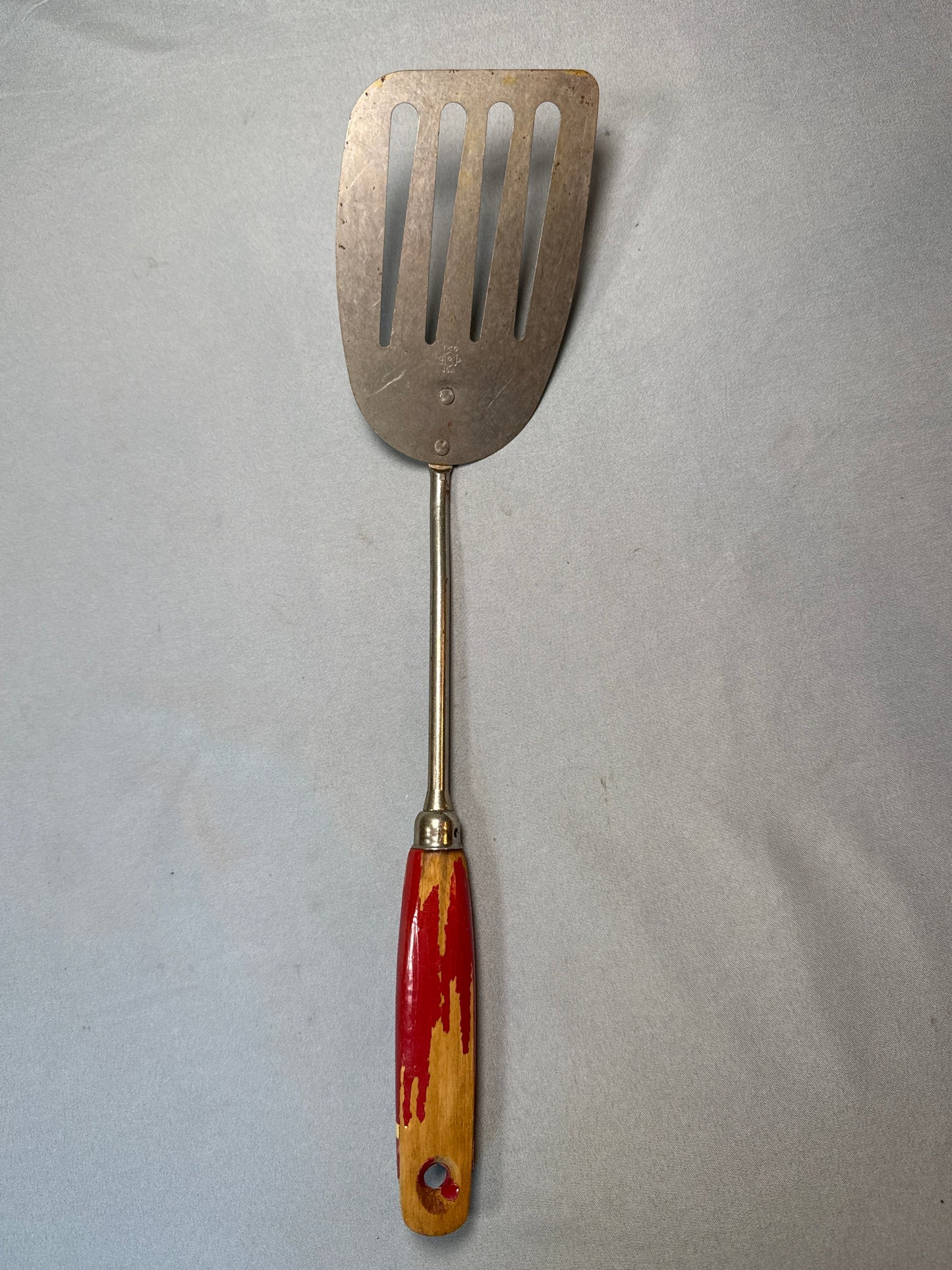 Vintage Kitchen Utensil Lot A&J EKCO Red Handle Masher Federal Nut Grinder MCM