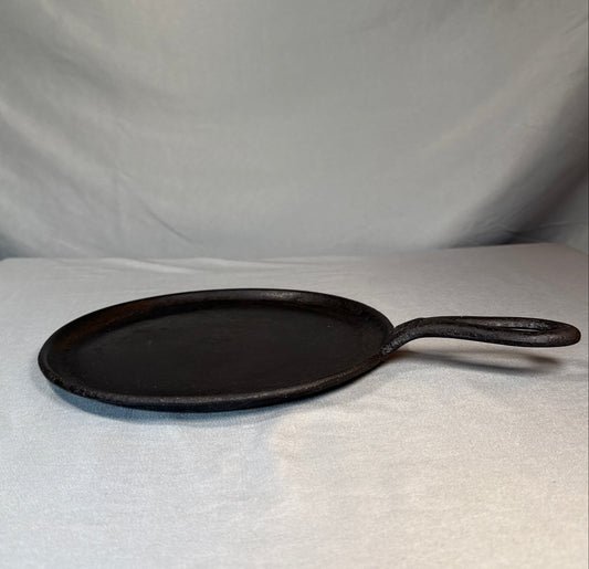 Vintage Lodge No 7 Cast Iron Griddle Single Notch Heat Ring 1930s Pancake Pan