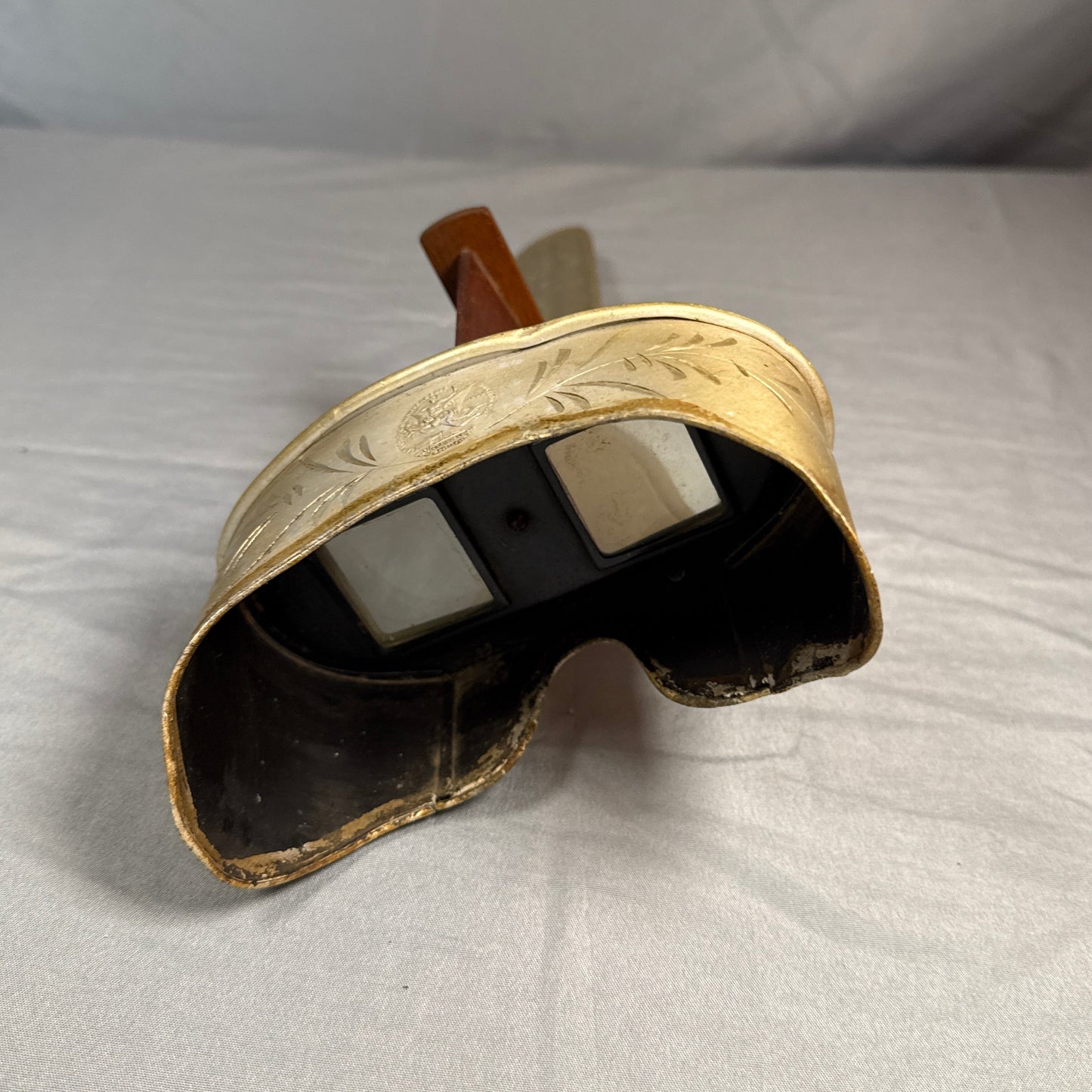 Antique "The Perfecscope" Stereoscope Viewer James M. Davis Patent Stereo Viewer