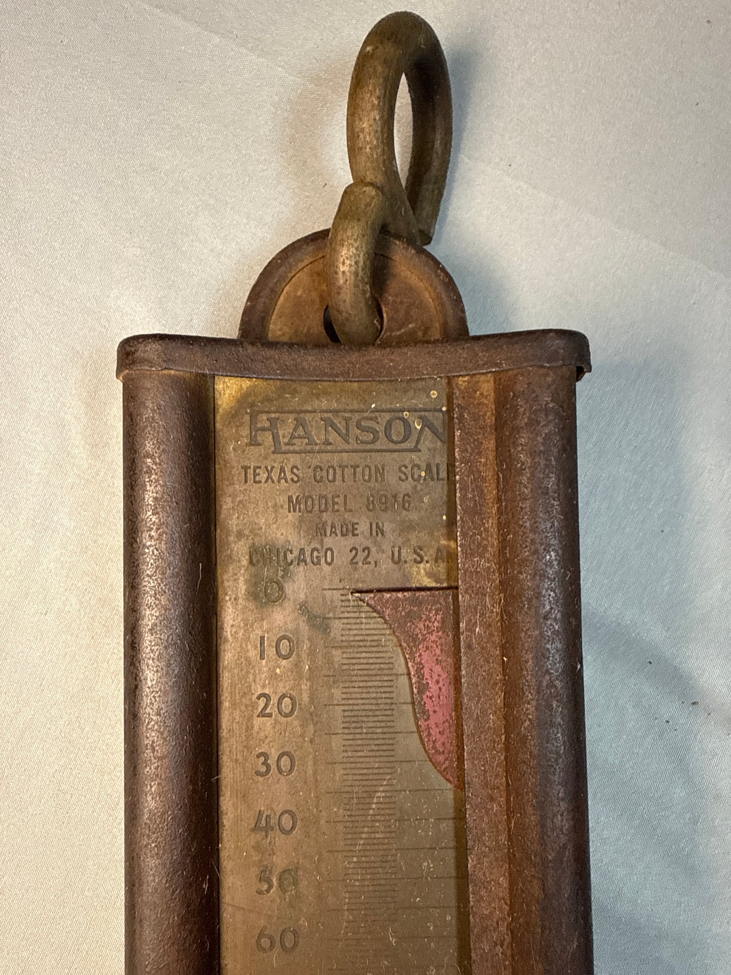 Vintage Hanson Texas Cotton Scale Model 1976, 160 lb Capacity