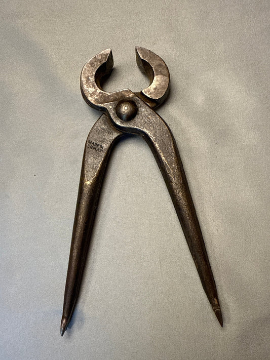 Antique German Sugar Nippers | Forged Steel Primitive Kitchen Tool