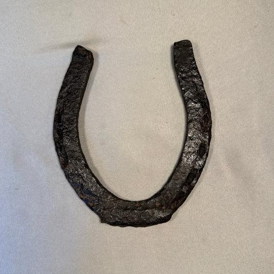 Antique Primitive Hand-Forged Iron Horseshoe Blacksmith Made